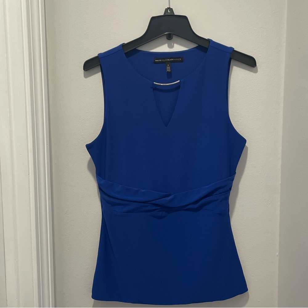 White House Black Market Royal Blue Sleeveless top.